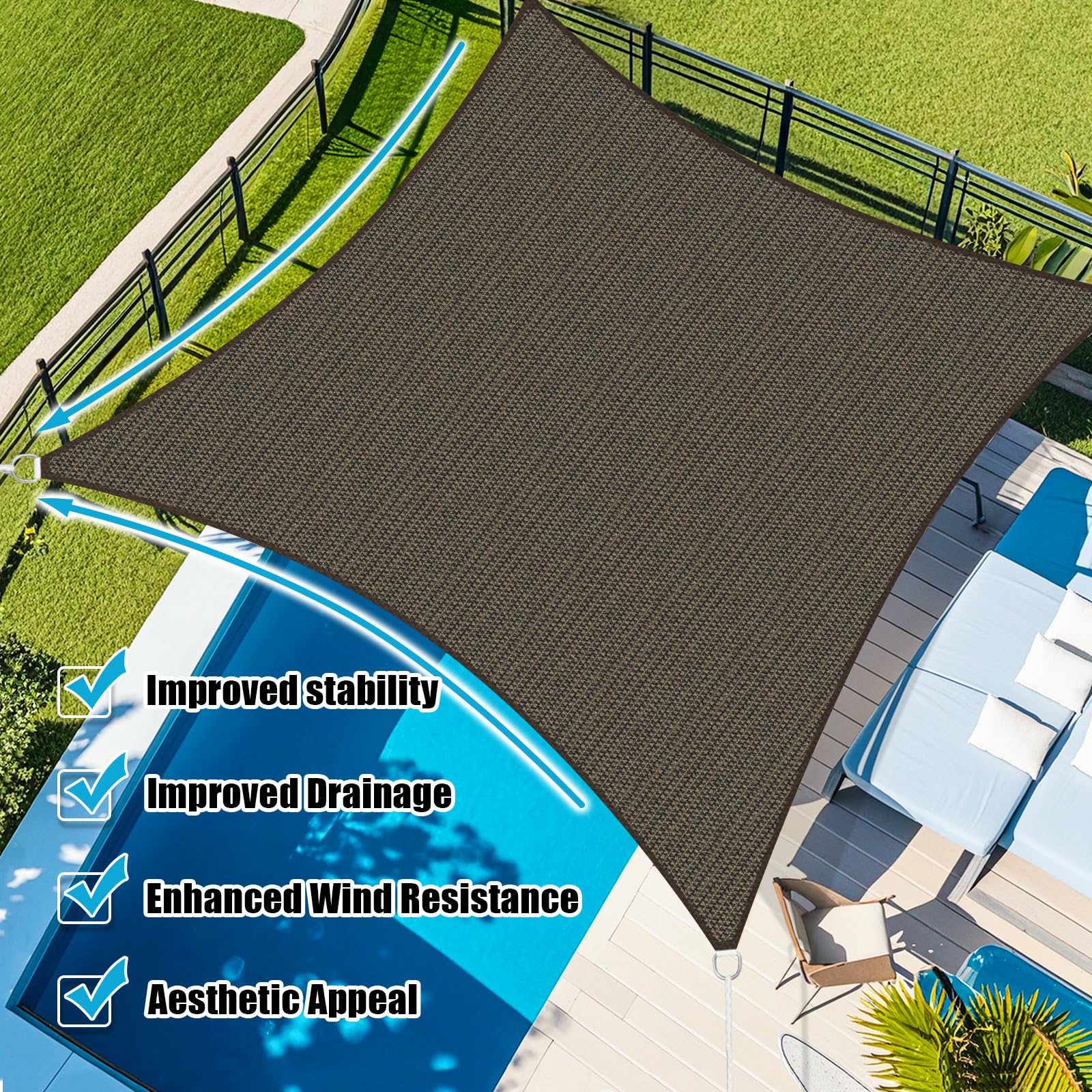 Amagenix vela junto a persona para comparar escala y cobertura efectiva