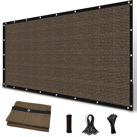 Amagenix lona sombra frontal empaquetada muestra tamaño y beneficio de sombra