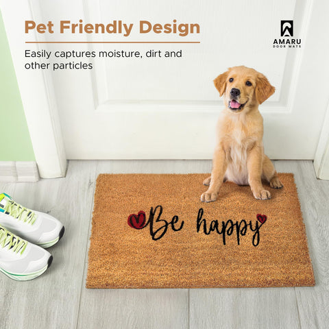 AMARU DOOR MATS en porche decorado mostrando resistencia y estética exterior