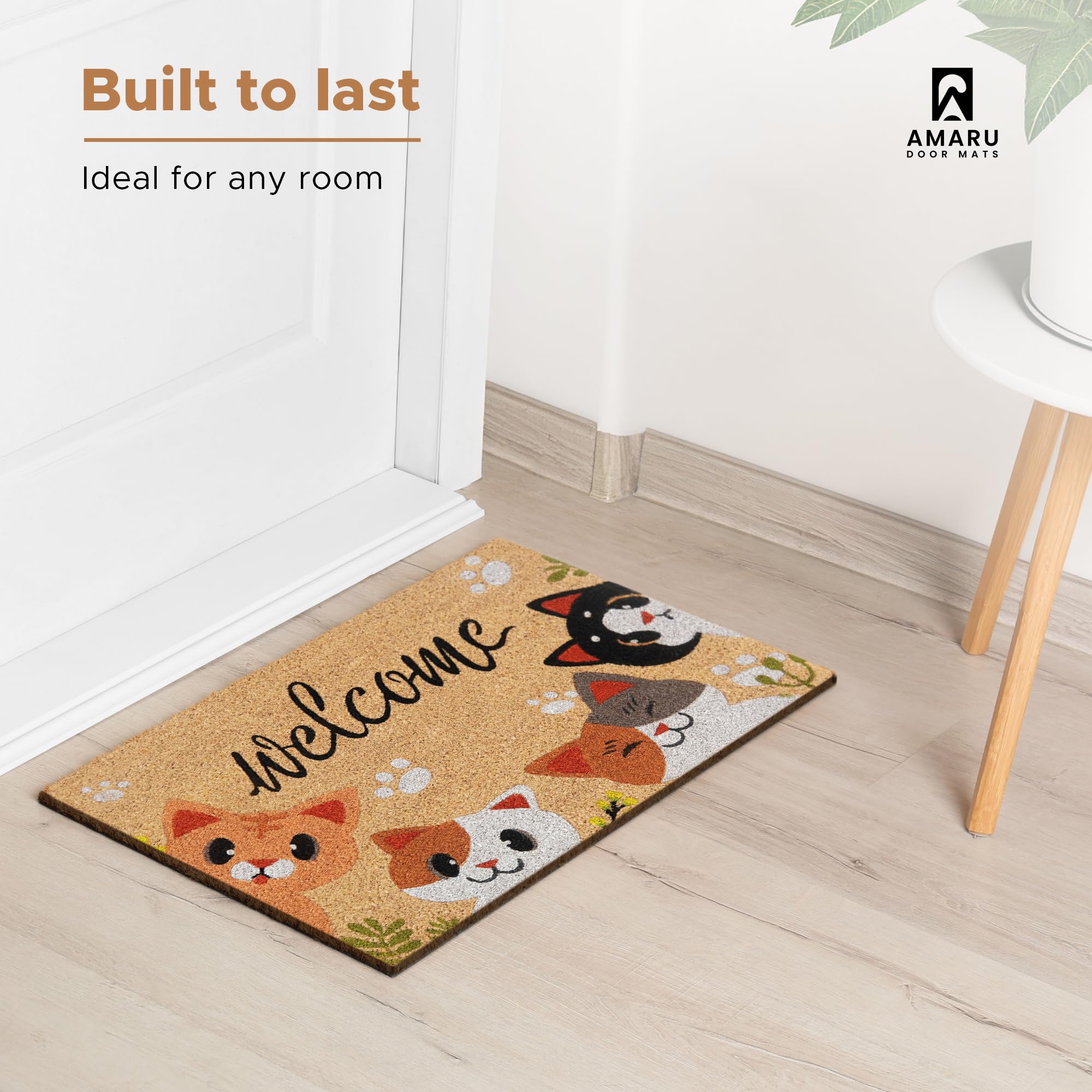 AMARU DOOR MATS etiqueta y empaque listos para regalo