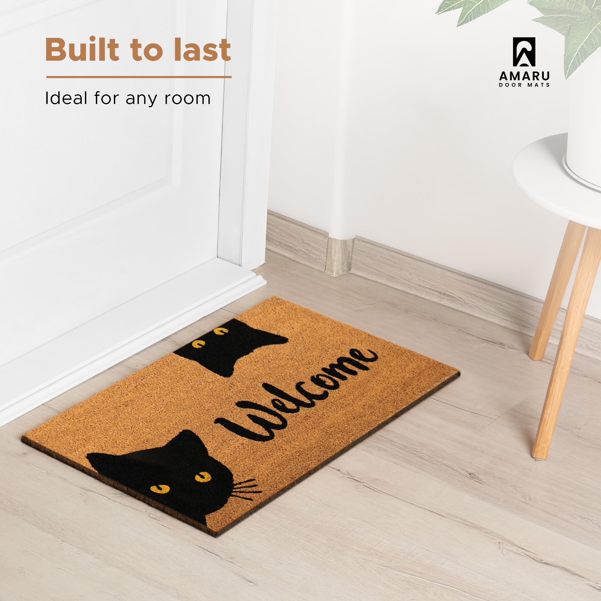 AMARU DOOR MATS comparación de escala 17 x 29 pulgadas ideal para puertas