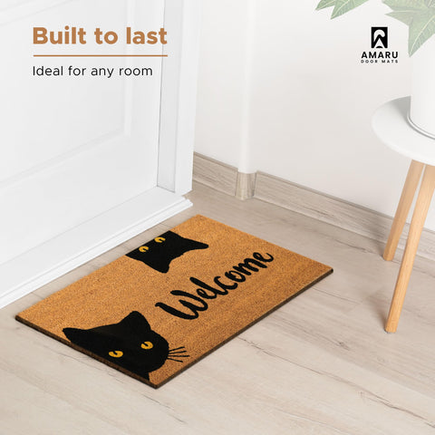 AMARU DOOR MATS comparación de escala 17 x 29 pulgadas ideal para puertas