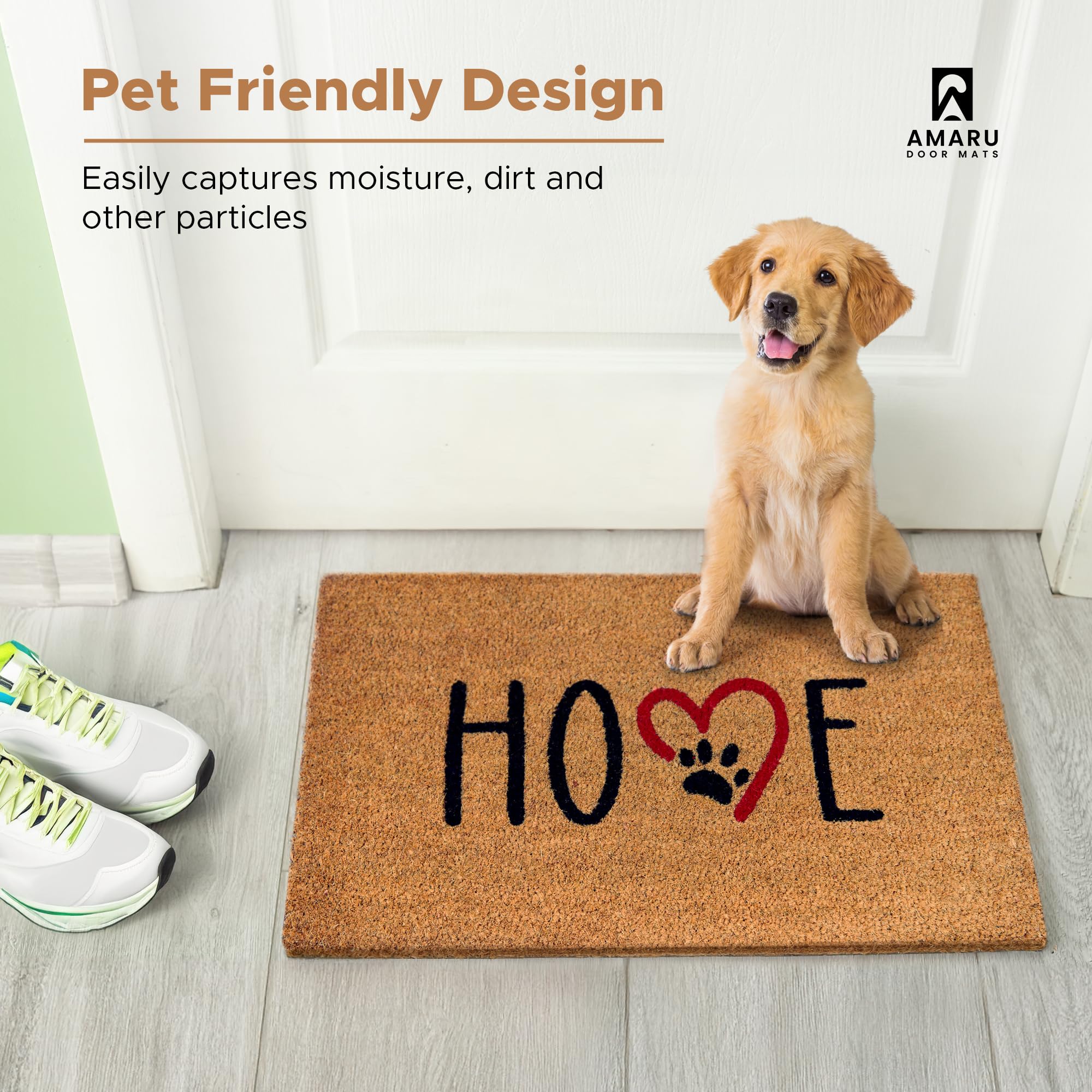 AMARU DOOR MATS ambiente hogareño mostrando diseño decorativo y bienvenida cálida