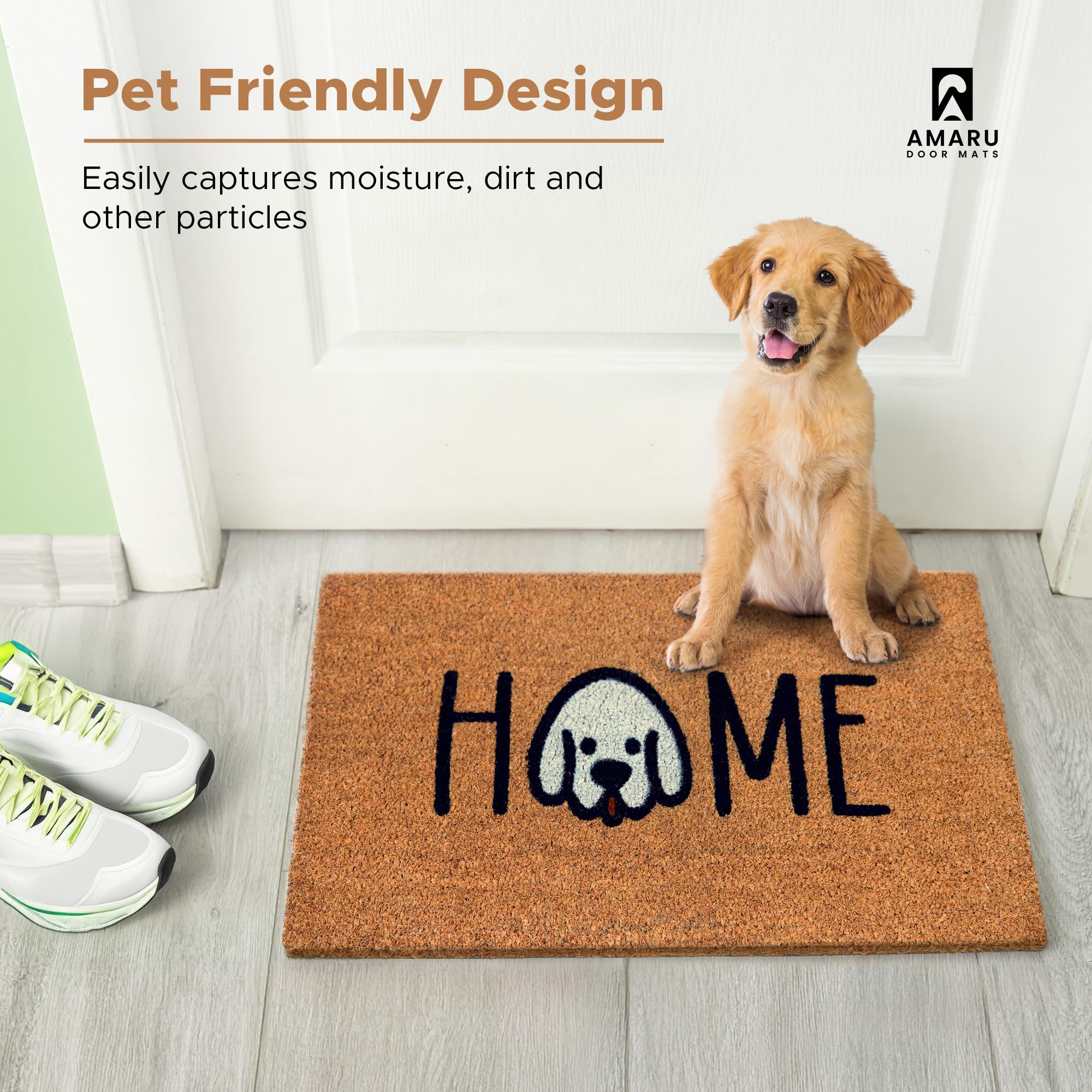 AMARU DOOR MATS en caja como regalo práctico para casa nueva