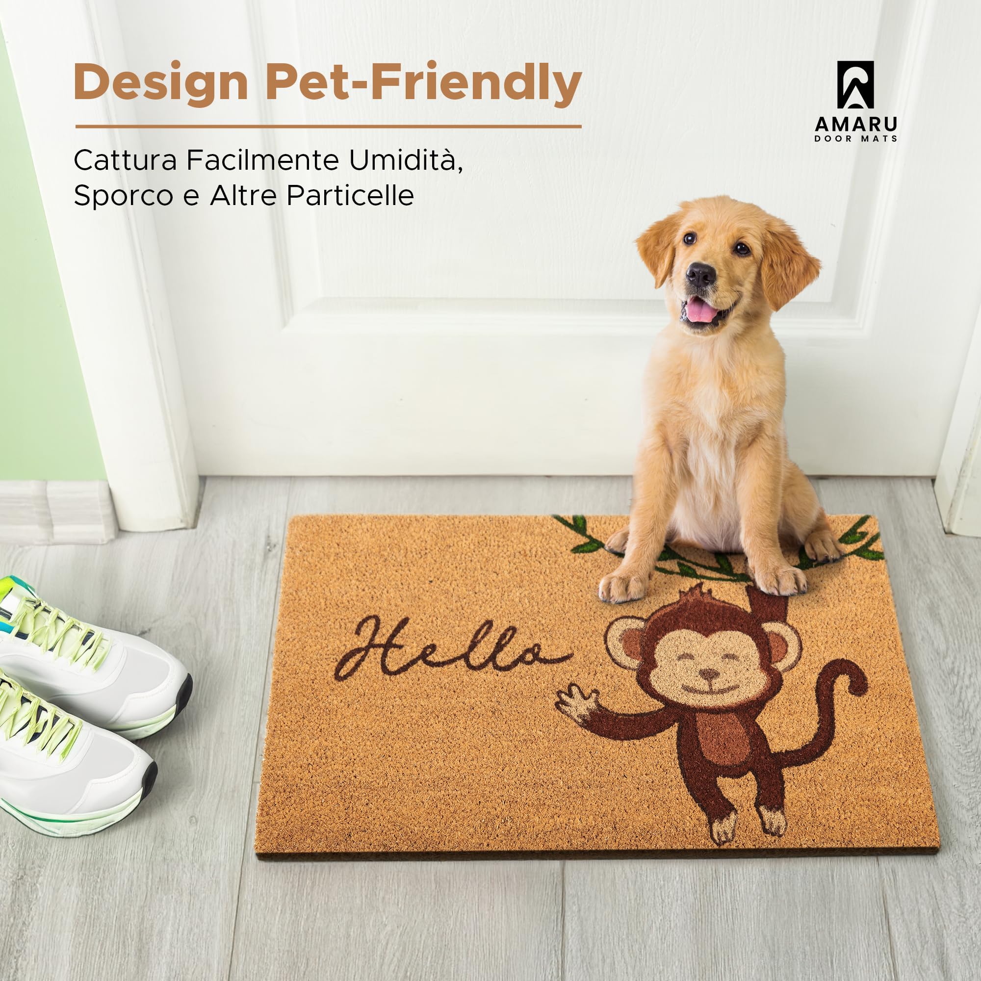 AMARU DOOR MATS envuelto como regalo ideal para inauguración y hogar