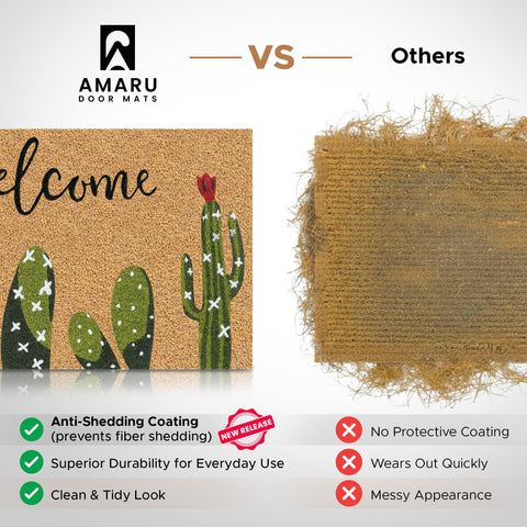 AMARU DOOR MATS respaldo antideslizante que evita movimientos
