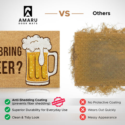 AMARU DOOR MATS respaldo antideslizante que mejora la seguridad al pisar