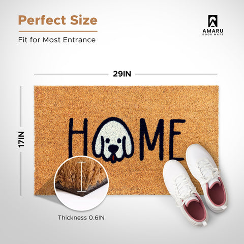 AMARU DOOR MATS detalle fibra de coco que raspa suciedad eficazmente