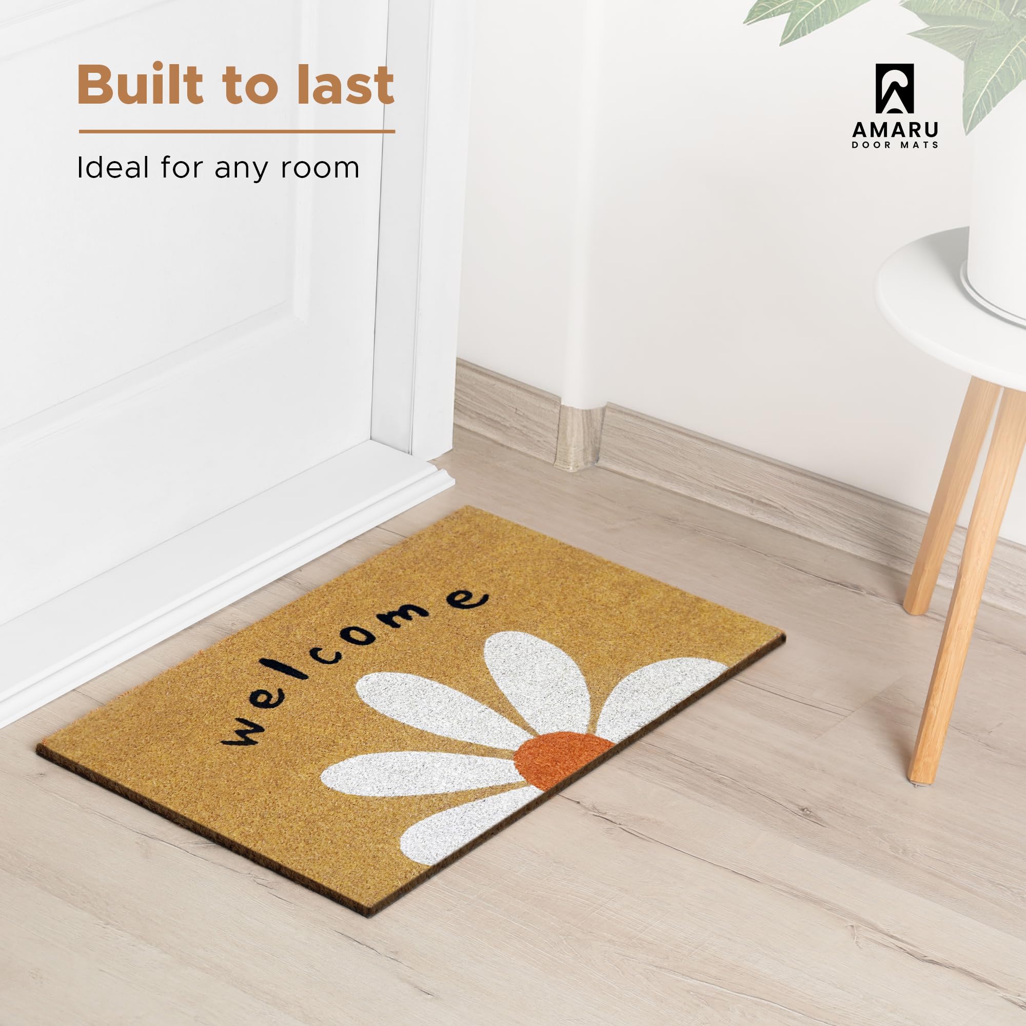 AMARU DOOR MATS en escena familiar evitando suciedad dentro de casa