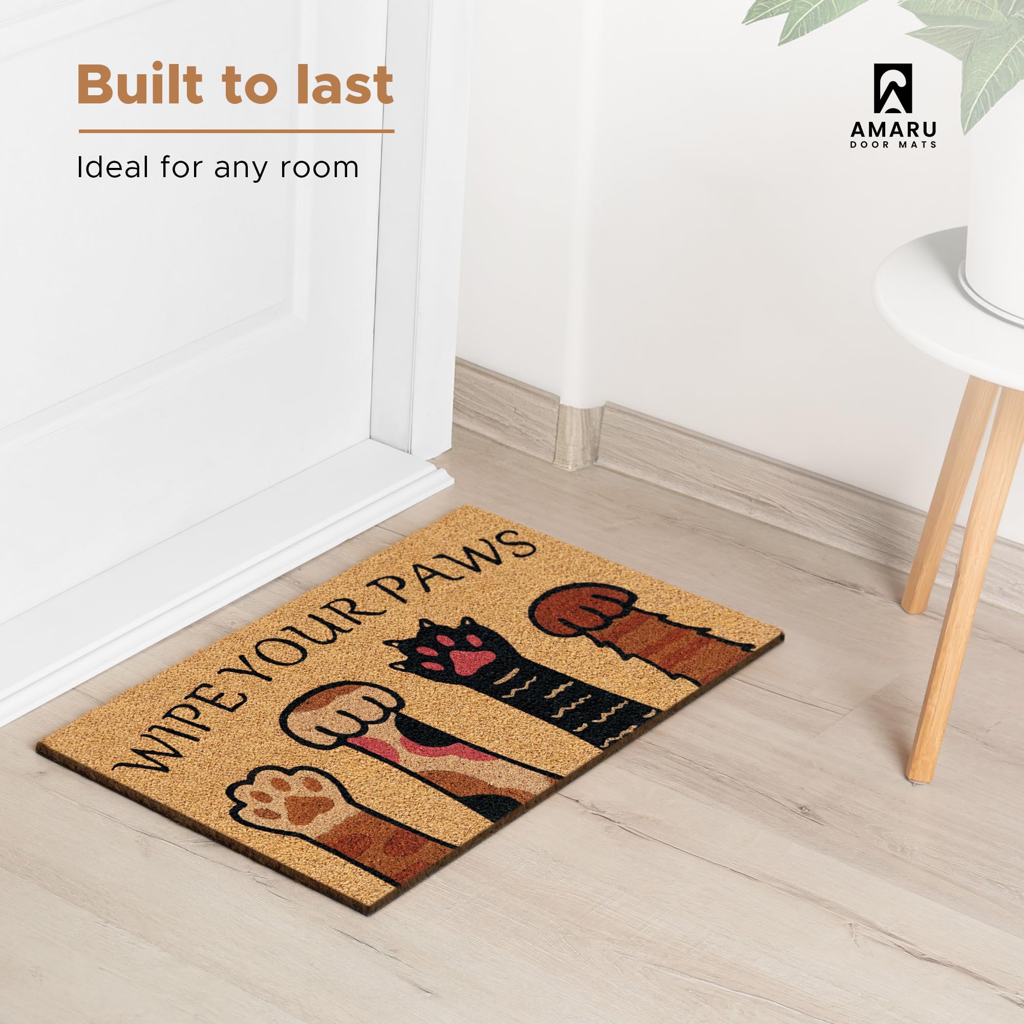 AMARU DOOR MATS uso en ambiente familiar, mantiene suelos más limpios y ordenados