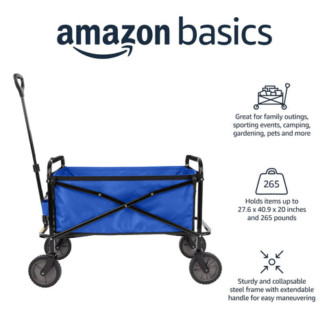 Amazon Basics detalle de la lona y armazón de acero para mayor durabilidad