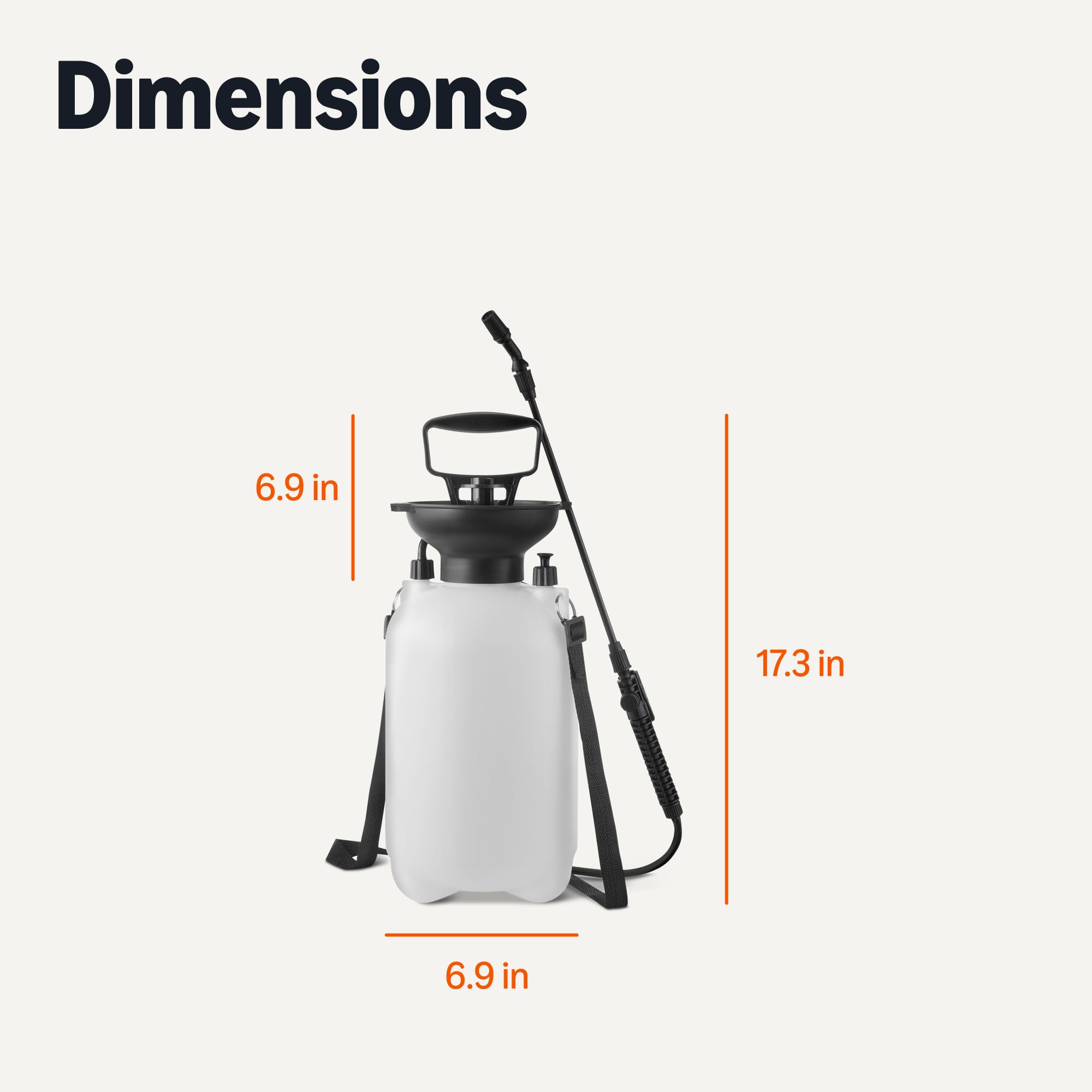 Amazon Basics comparación de tamaño con manos para mostrar la portabilidad y capacidad