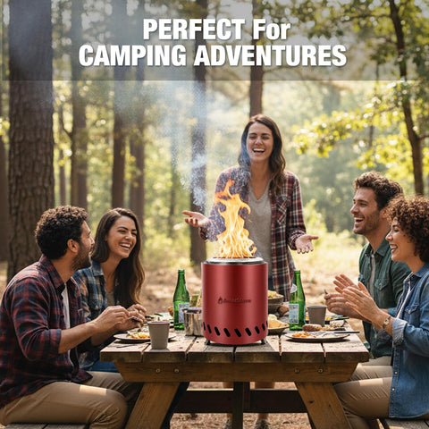 AmazStove detalle del acero inoxidable 304 para mayor durabilidad