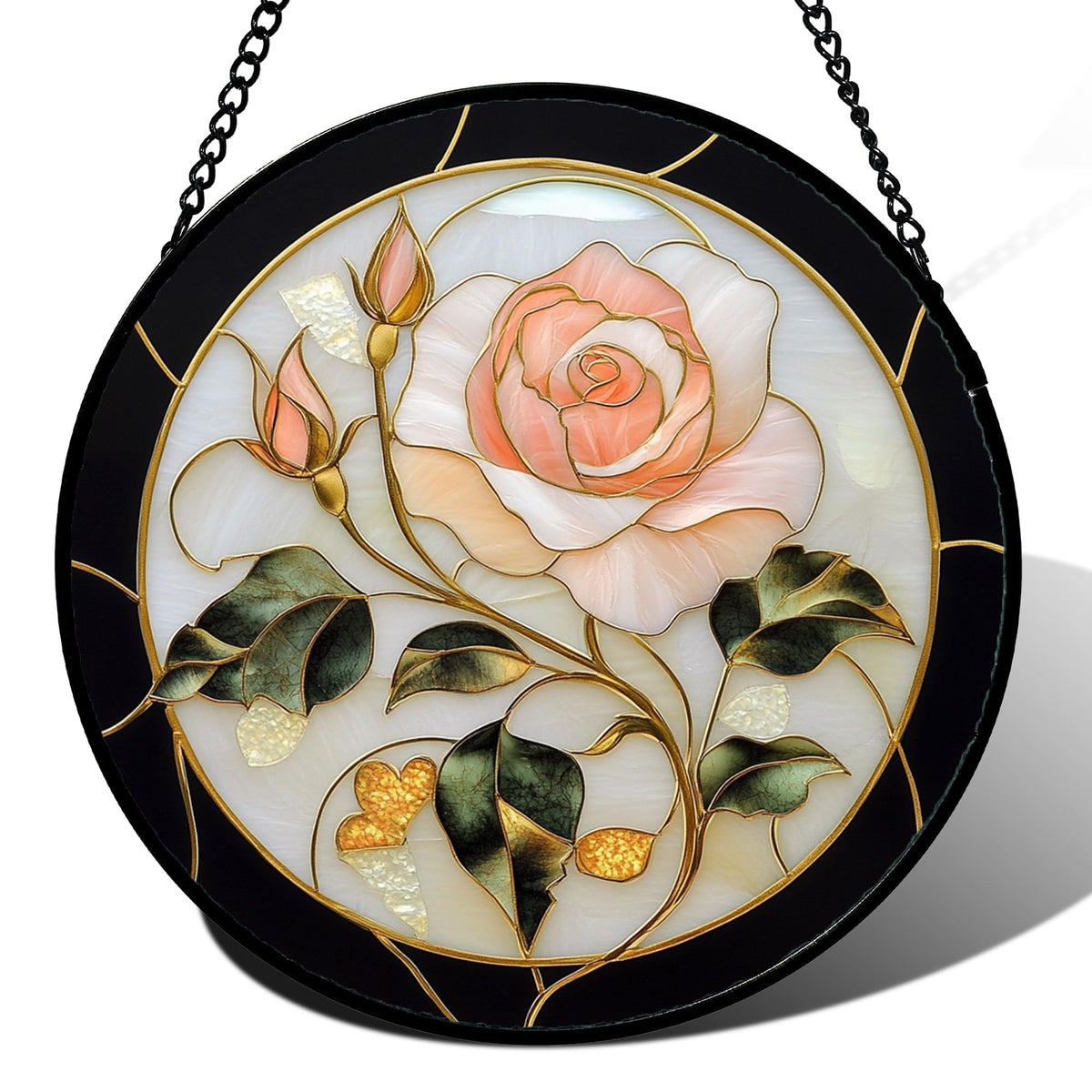 AMDERVEN Pink Rose vista frontal mostrando colores vivos y diseño floral