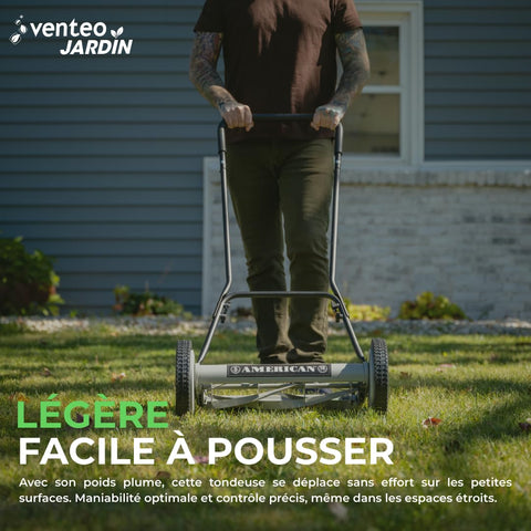 American Lawn Mower barra soldada para arbustos, maniobra cerca de bordes