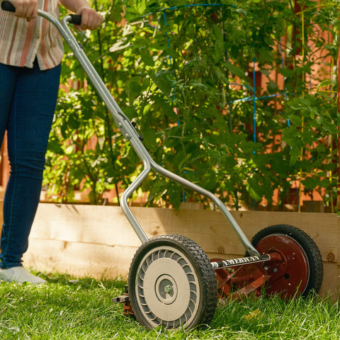 American Lawn Mower Company empuñadura en T, control cómodo durante el corte