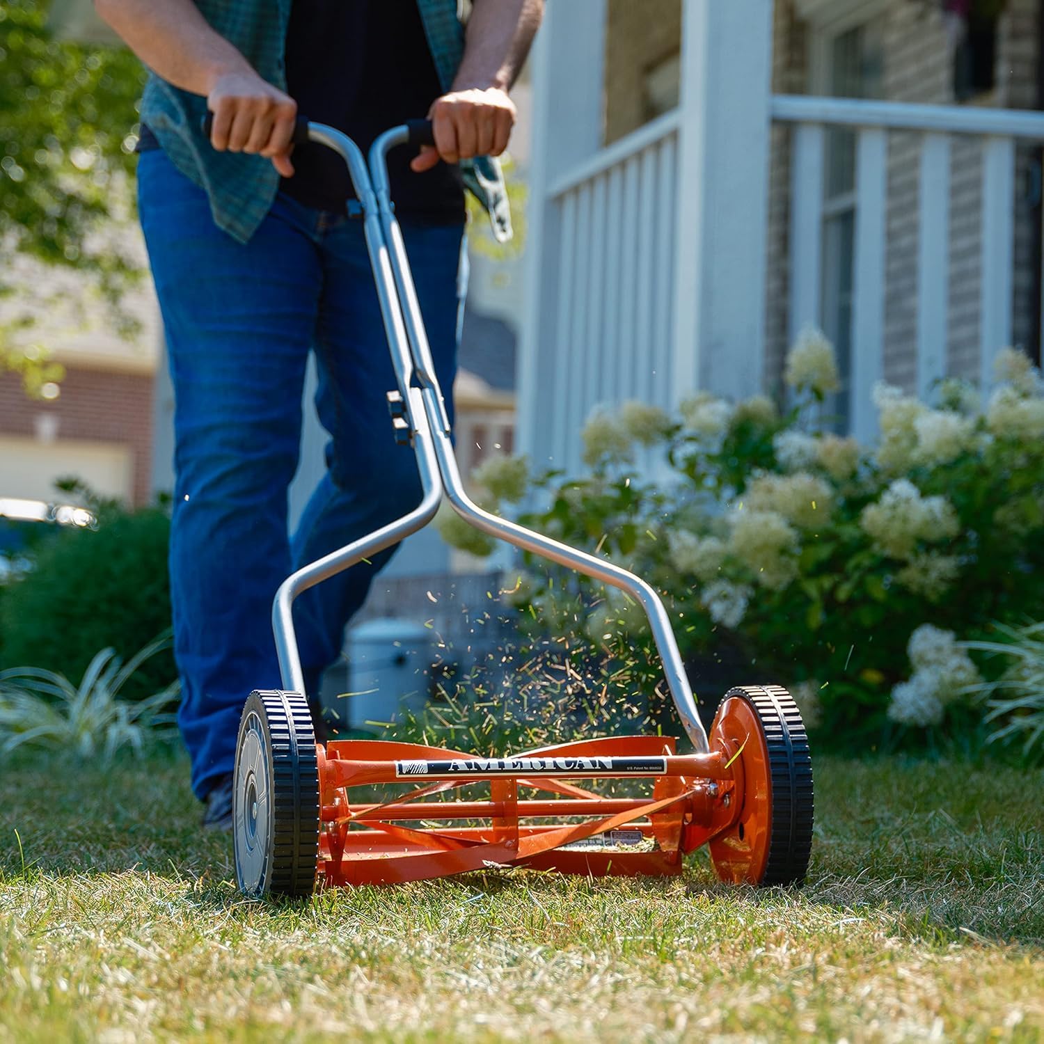 American Lawn Mower ruedas de polímero 8.5 pulgadas, maniobrabilidad mejorada