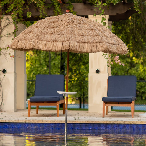 AMMSUN escenario de patio con estilo hawaiano para reuniones al aire libre