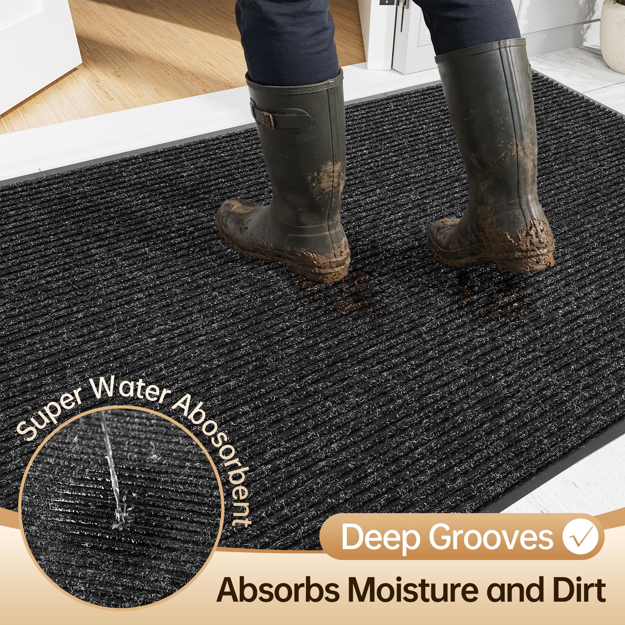 Amyracel vista del respaldo de goma antideslizante y segura