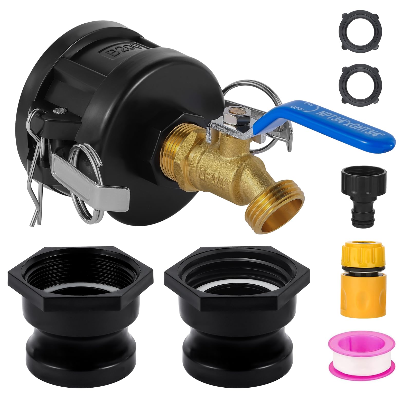 Ana Ark adaptador IBC frontal mostrando conexiones y robustez