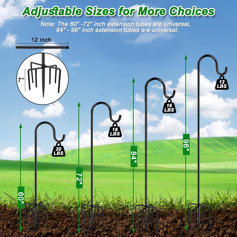 ANIDEER poste en uso con comedero para aves mostrando soporte seguro