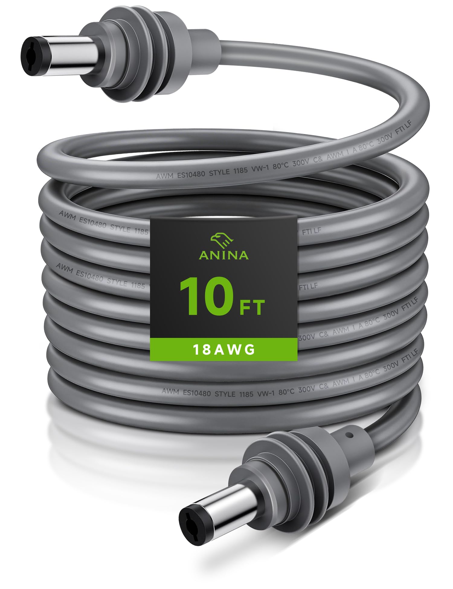 Anina vista frontal del cable para instalación fácil y conexión segura