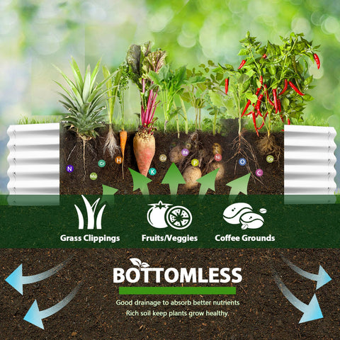 Anleolife jardinera en uso con verduras creciendo, mayor rendimiento