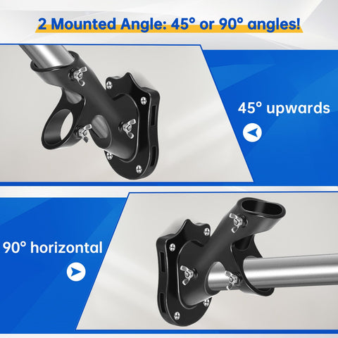Anovo soporte ajustable 45°/90° sujeción segura en fachada