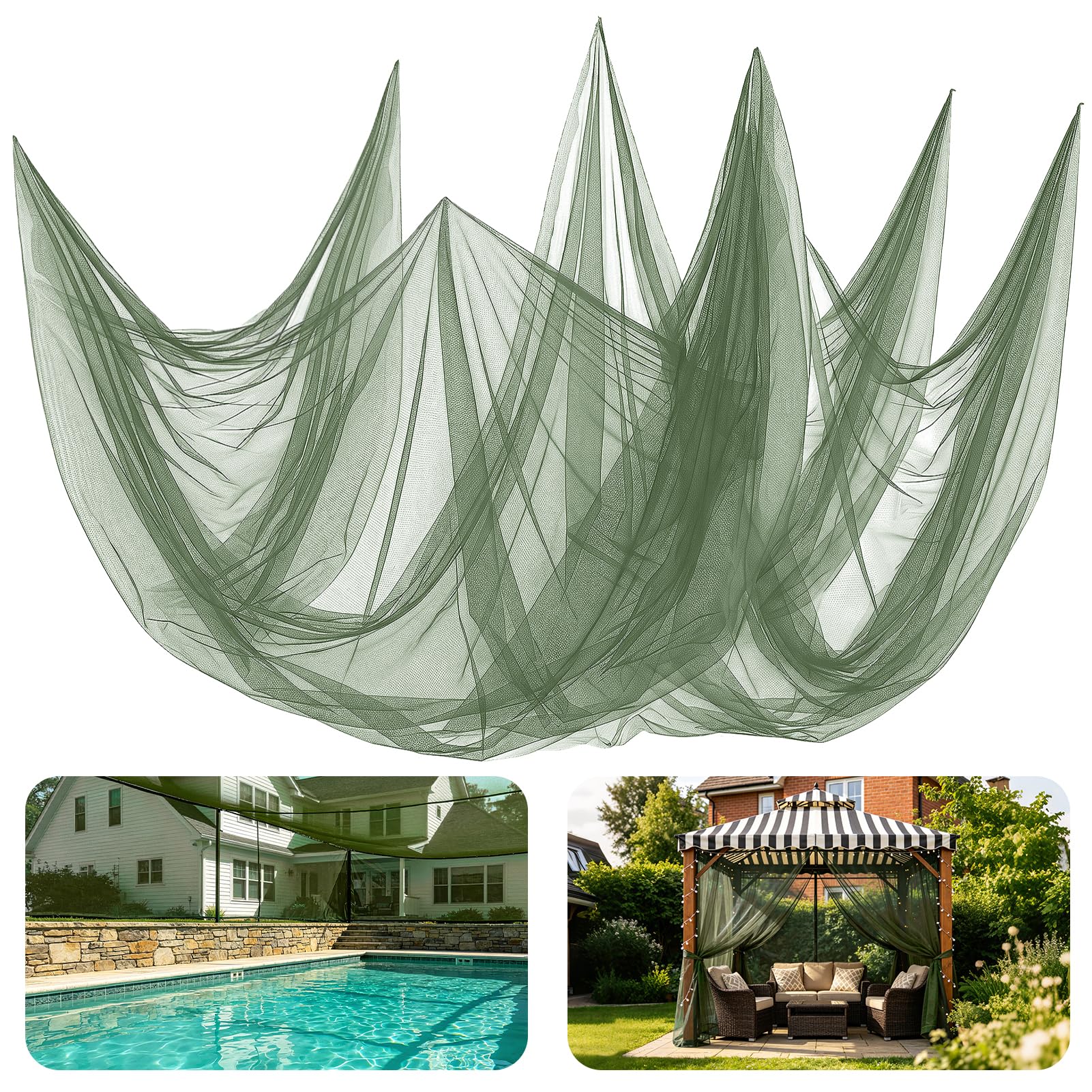 ANPHSIN vista frontal del rollo mostrando cobertura y color verde, protección duradera