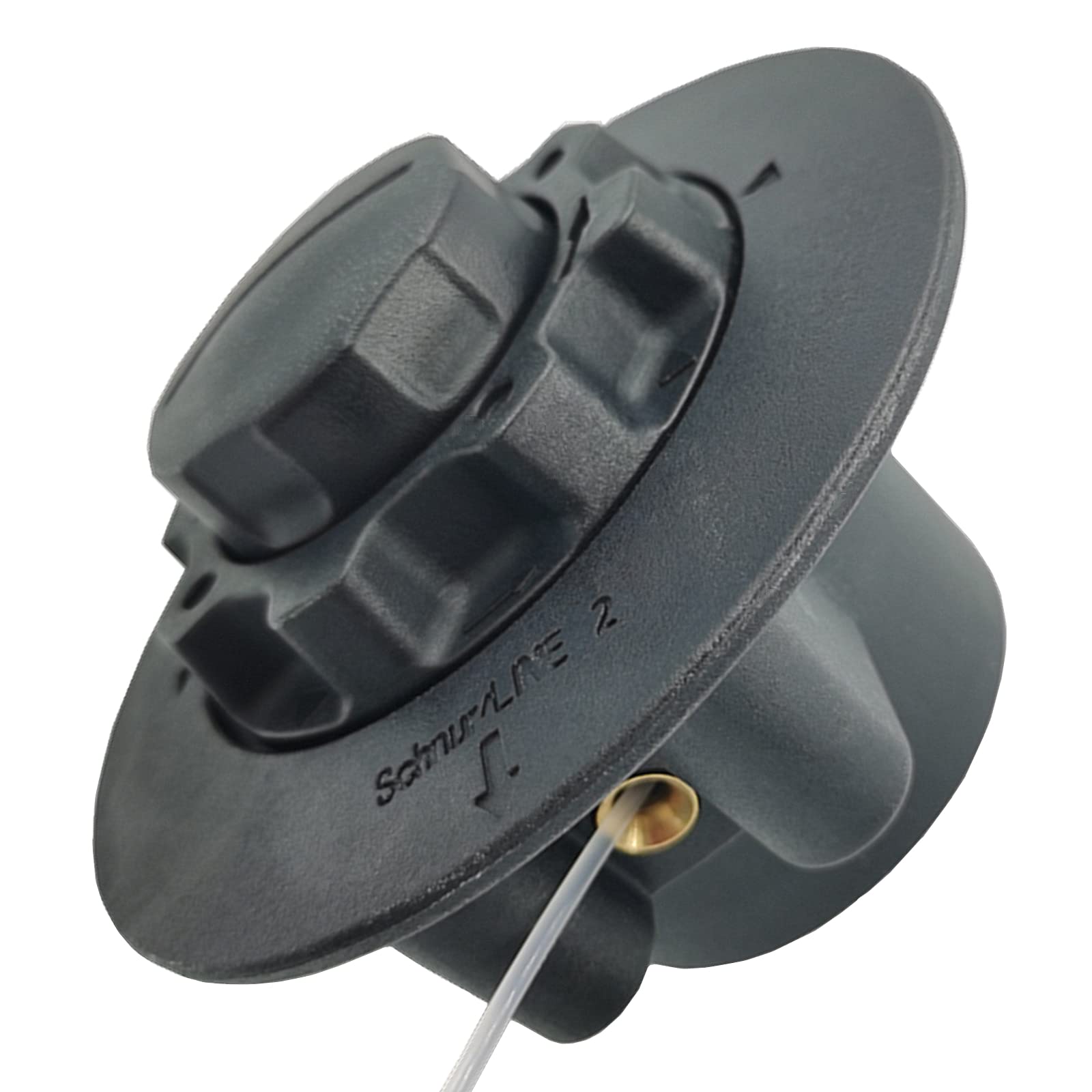 Anpongta cabezal frontal mostrando montaje simple y compatibilidad con Stihl