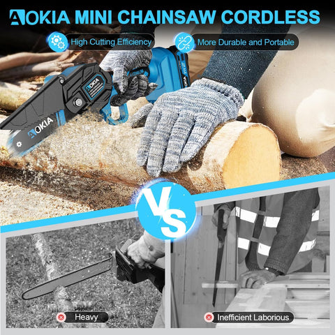 Aokia kit completo con baterías, cargador, cadenas y guantes incluidos
