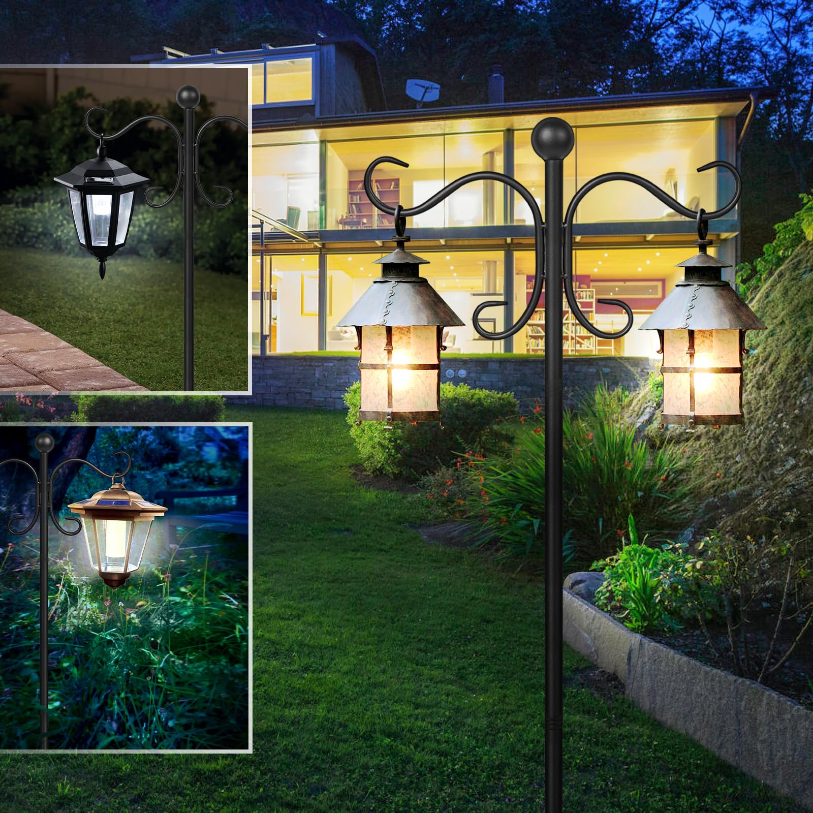 AOMGD en jardín decorado mostrando cómo mejora el aspecto exterior