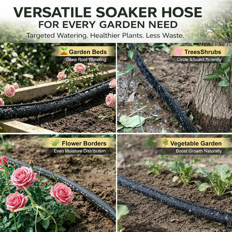 Apgooface manguera plana al lado de una regla mostrando longitud