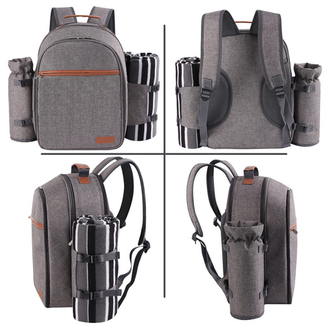 apollo walker set de cubiertos y copas organizados para comidas listas al instante