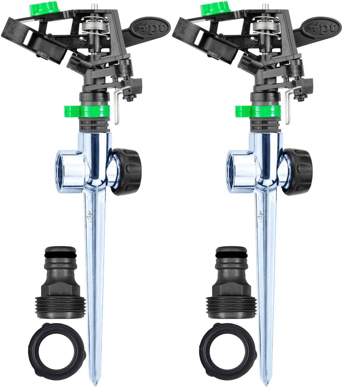 Apt aspersor frontal del paquete 2 ideal para riego eficiente