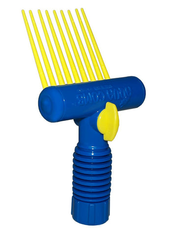 Aqua Comb vista frontal mostrando diseño robusto y limpieza eficiente