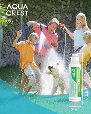 AQUA CREST comparación de tamaño en manos para apreciar escala y portabilidad