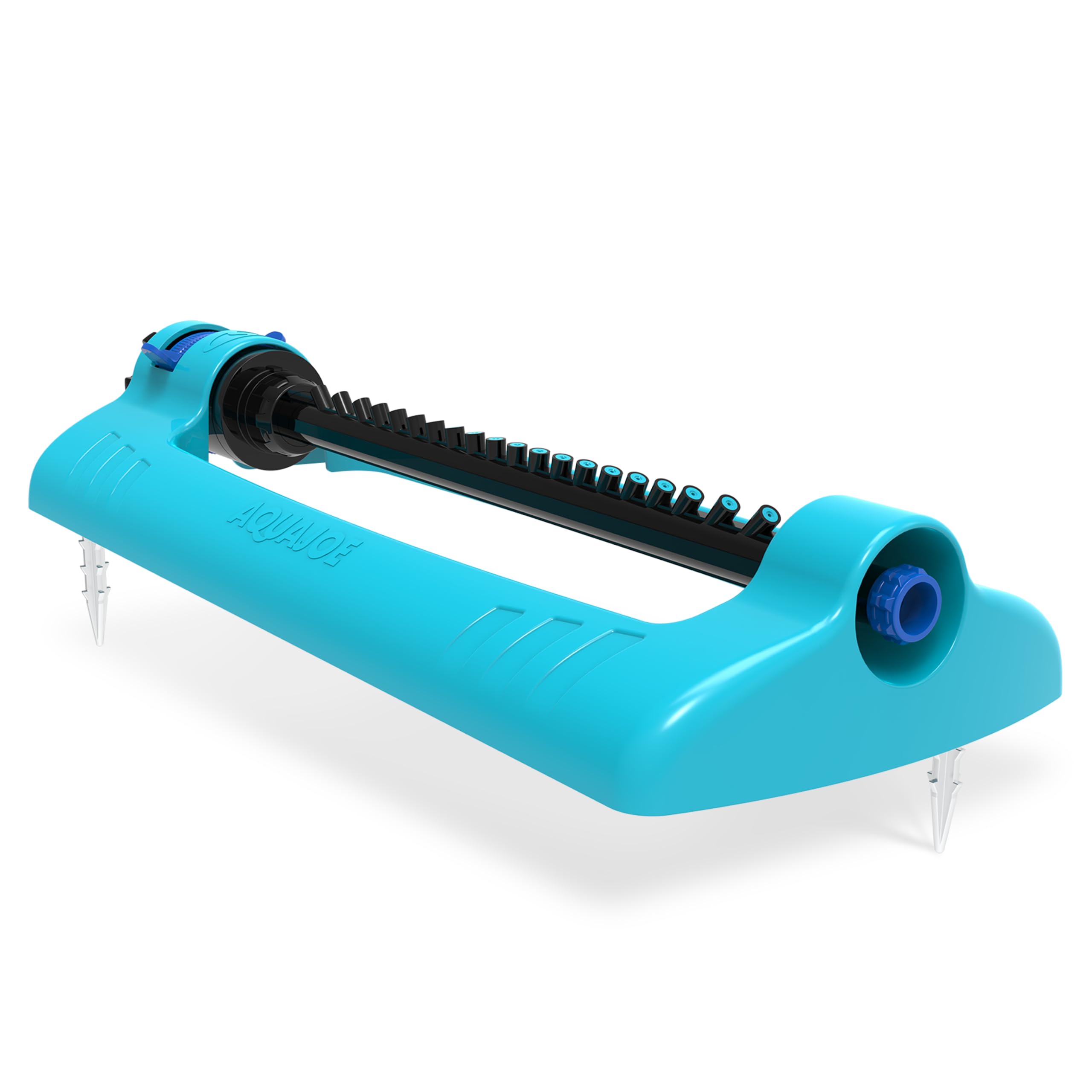 Aqua Joe estaca metálica clavada en suelo, anclaje estable