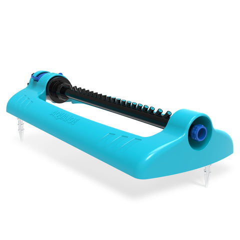 Aqua Joe estaca metálica clavada en suelo, anclaje estable