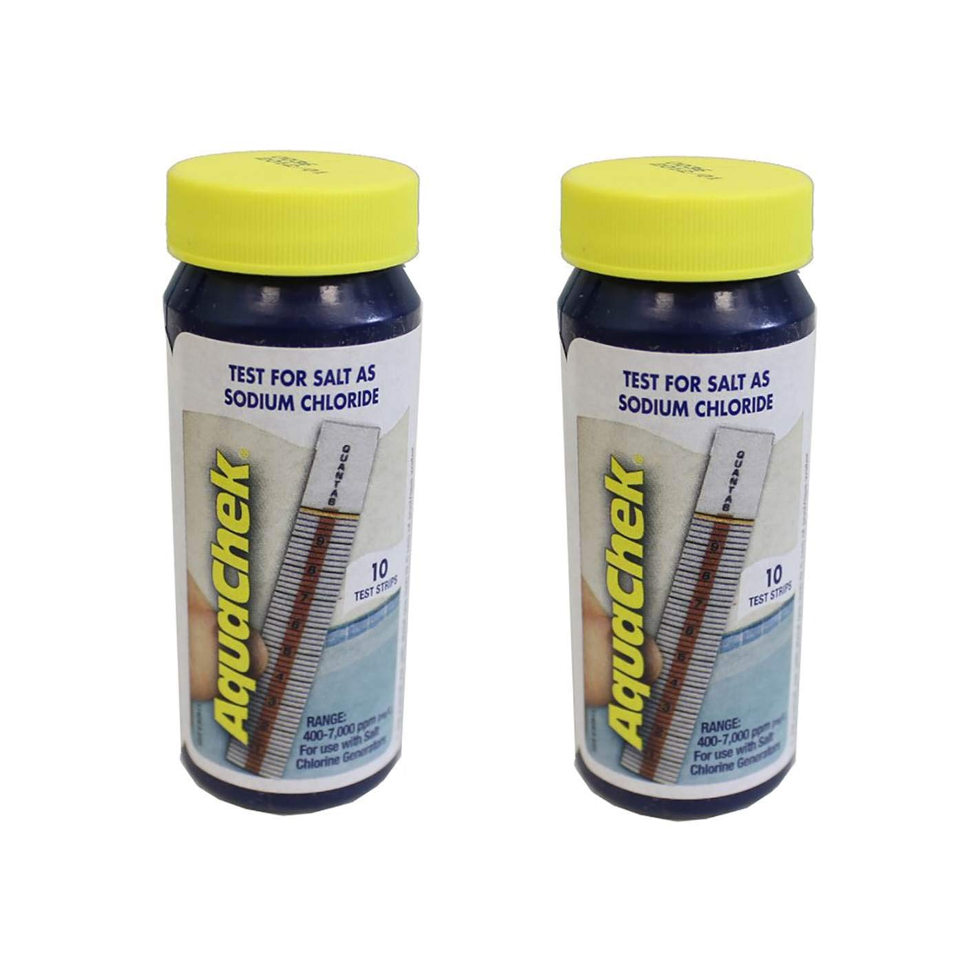 AquaChek tamaño del pack y contenido para comprobar 20 pruebas fáciles