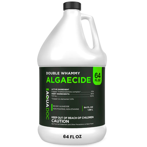 AquaDoc botella frontal de 64 oz mostrando el envase y beneficios