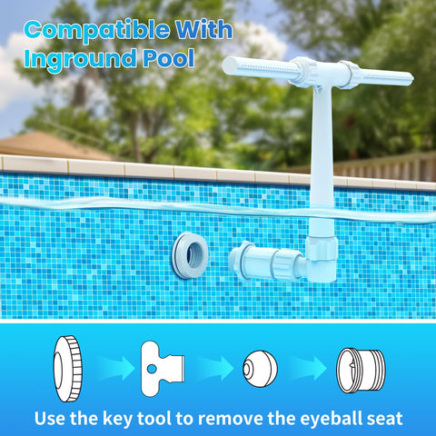 AquaJoyer adaptador universal para conexiones 1 ¼" y 1 ½" convenientes