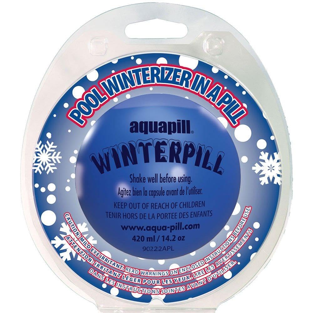Aquapill envase frontal WinterPill mostrando instrucciones claras y beneficio de protección invernal