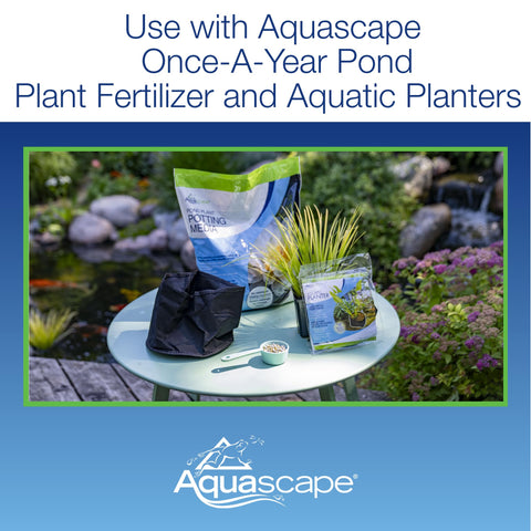 Aquascape bolsa en manos para mostrar peso y facilidad de manejo