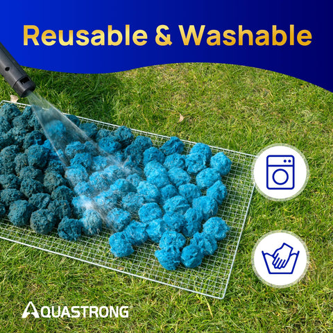 AQUASTRONG piscina con agua cristalina gracias a filtración efectiva