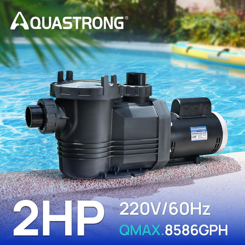 AQUASTRONG primer plano del motor de cobre que prolonga vida útil