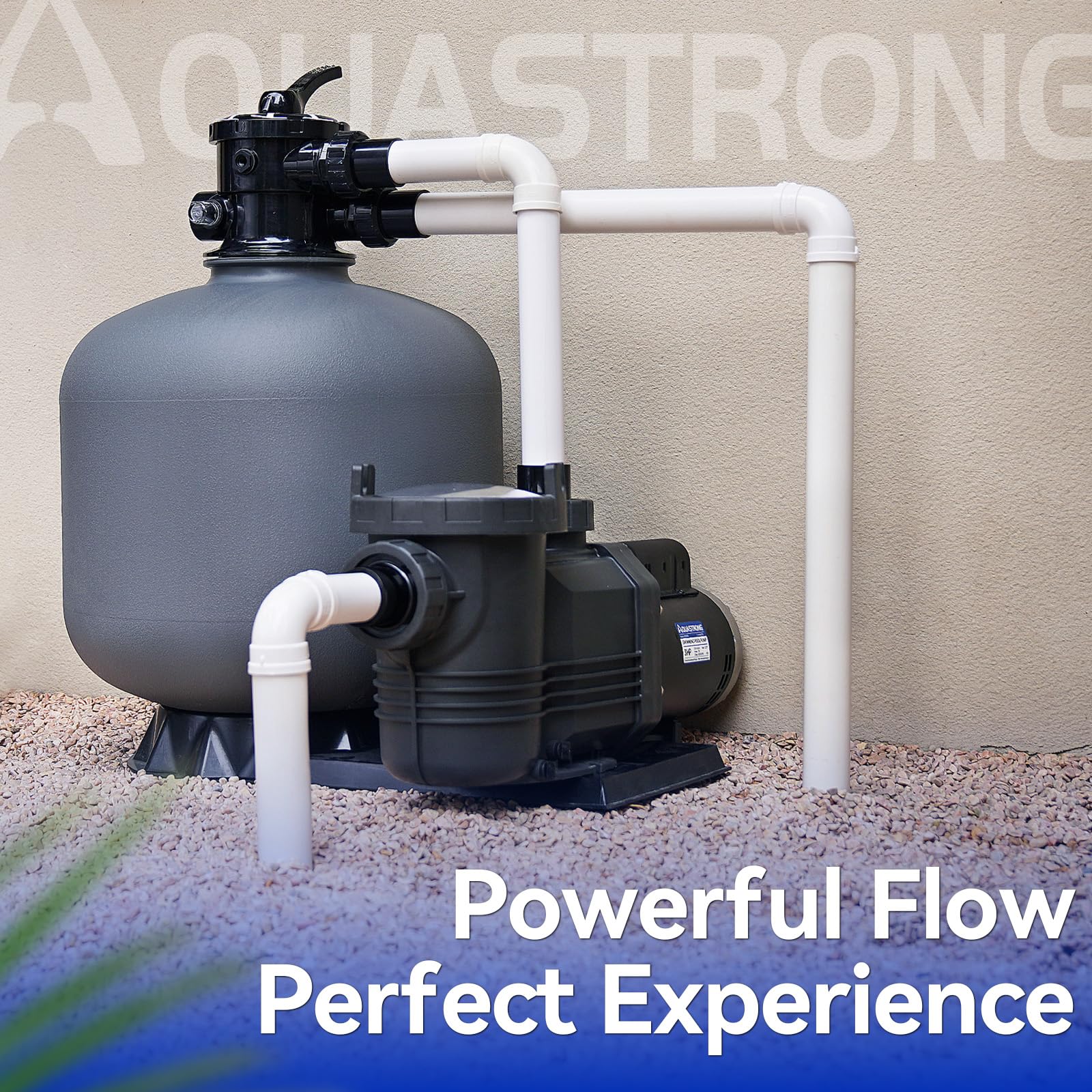AQUASTRONG placa con especificaciones facilita instalación segura