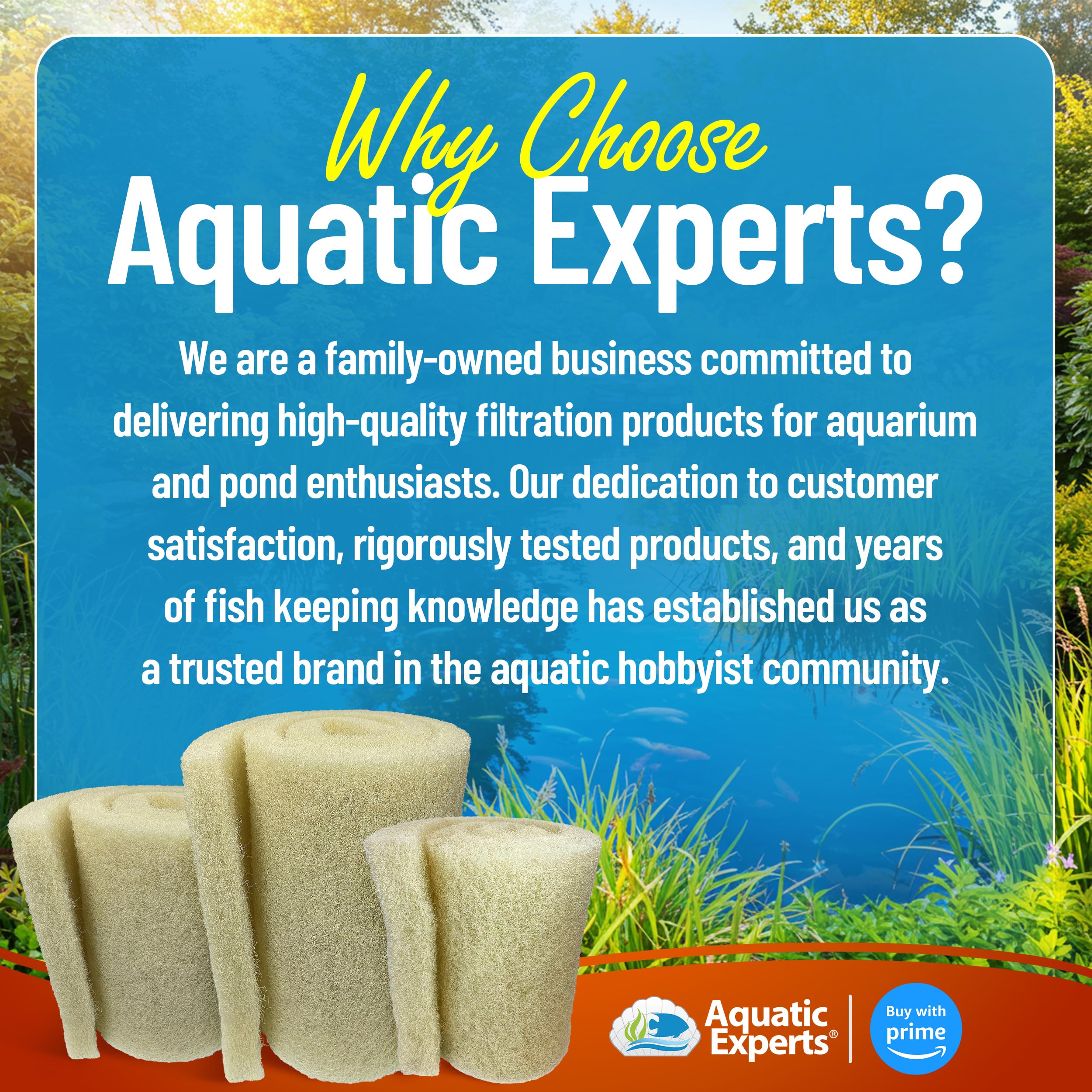 Aquatic Experts pad integrado en un estanque con koi, aspecto limpio y natural del agua