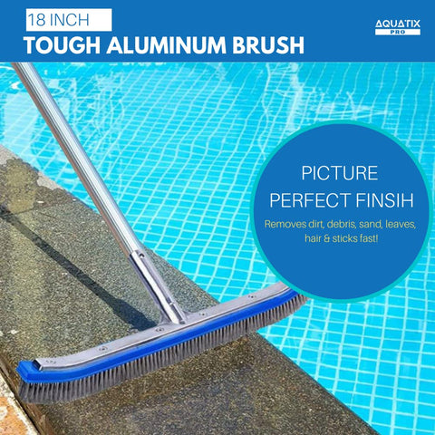 Aquatix Pro comparación de tamaño de 18 pulgadas, cubre más superficie