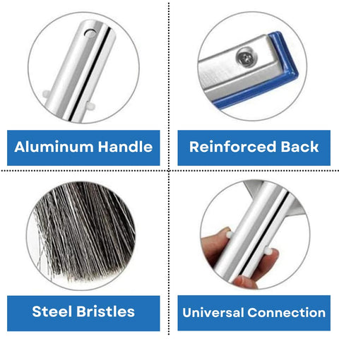 Aquatix Pro respaldo de aluminio reforzado, durabilidad prolongada